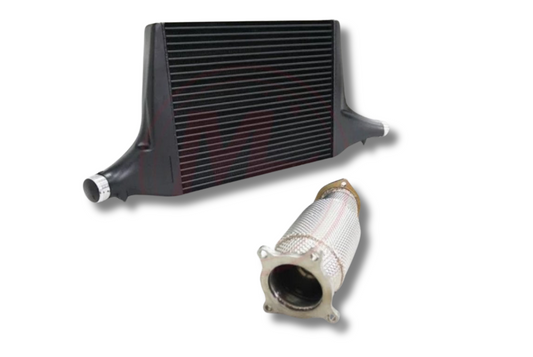 AUDI A4/A5 B9 BOLT ON INTERCOOLER KIT AND DOWNPIPE WITH HEATSHIELD