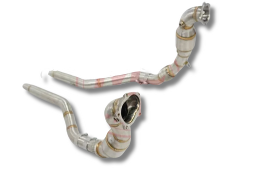 AUDI RS6 RS7 C7 4.0TFSI 2012+ DECAT DOWNPIPE SET WITH HEATSHIELDING