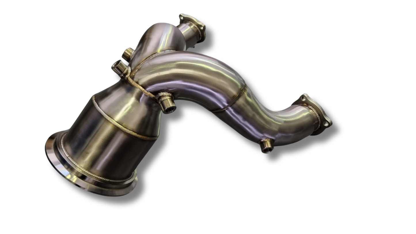 AUDI S4/S5 B9 3.0T 2019+ DECAT DOWNPIPE KIT IN STAINLESS STEEL