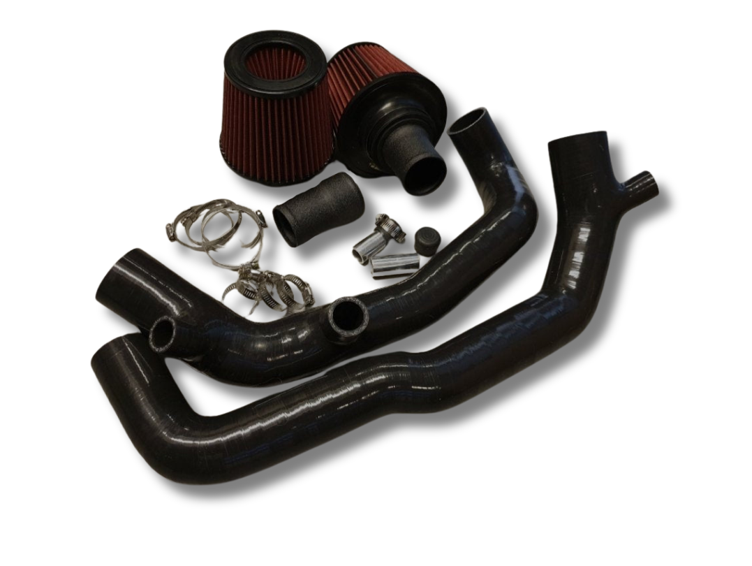 BMW E-SERIES N54 ONE PIECE SILICONE INLET KIT (2'') - OEM FILTER LOCATION (HYBRID TURBOS)