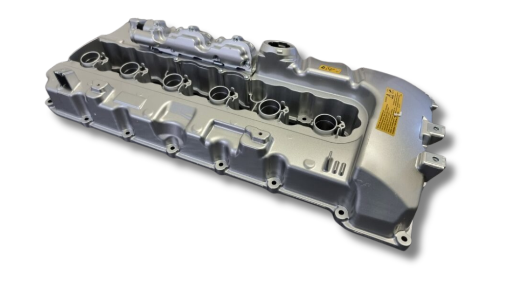 BMW N54 3.0L TWIN TURBO VALVE COVER IN ALL ALUMINIUM, WITH GASKET AND HARDWARE