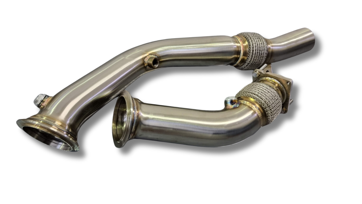 BMW F8x M2C, M3/ M4 2.75" DOWNPIPE KIT WITH FLEX BENDS